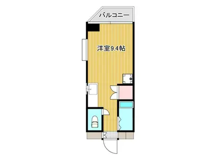 リンダビスタパートI(ワンルーム/3階)の間取り写真