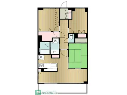 クレストタワー品川シーサイド(3LDK/17階)の間取り写真