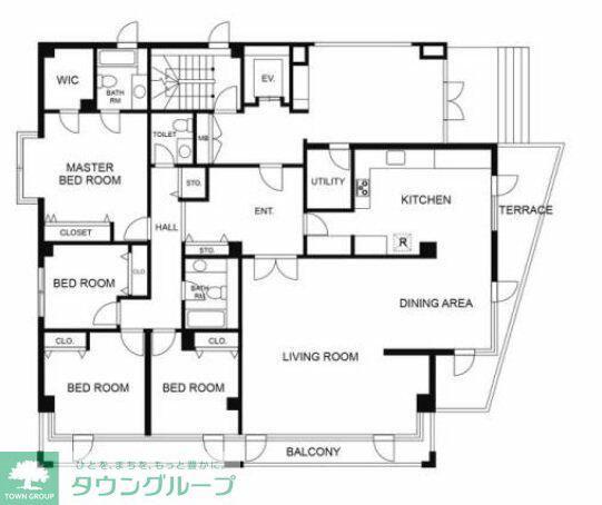 クリスティーホームズ三田(4LDK/1階)の間取り写真