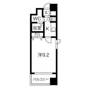 メイクスデザイン東陽町(1K/12階)の間取り写真