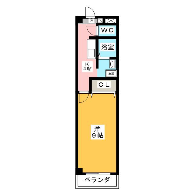 ラフィーネシャラ(1K/3階)の間取り写真
