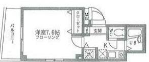 T.Mコーポ(1K/2階)の間取り写真