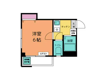 ボウ・ビラージュ(1K/2階)の間取り写真