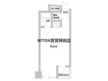 スターコート日本橋(ワンルーム/9階)の間取り写真