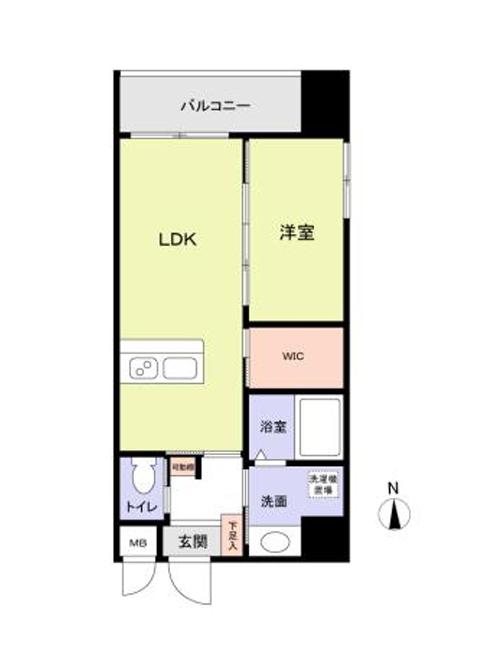 TAZビルディング(1LDK/5階)の間取り写真