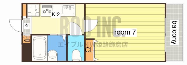 雅ガーデンハイツ(1K/3階)の間取り写真