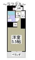 アーバンハイム寿(ワンルーム/2階)の間取り写真