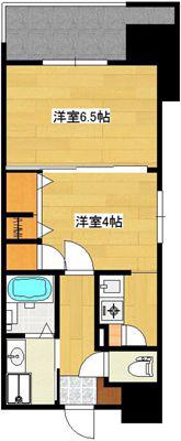 西田ビル(2K/7階)の間取り写真