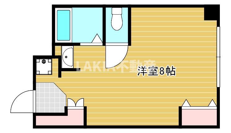ファミールヒロウミ(ワンルーム/3階)の間取り写真