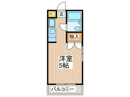 MID東府中ビル(ワンルーム/3階)の間取り写真