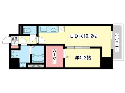 天理市ユーミーマンション(1LDK/3階)の間取り写真