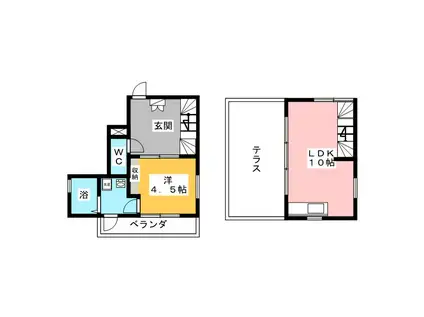 PLEIN SOLEIL(1LDK/4階)の間取り写真