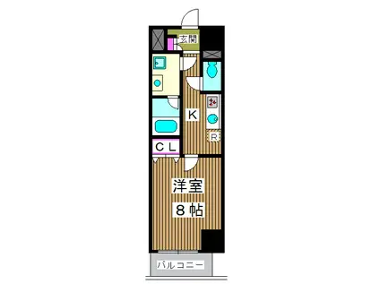 PLAZA NIKI(1K/3階)の間取り写真