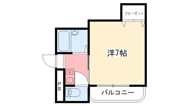 K&T六番町(1K/3階)の間取り写真