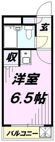 煉瓦館68(ワンルーム/3階)の間取り写真