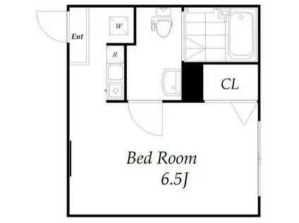 MAHARO RESIDENCE 東四つ木II(ワンルーム/2階)の間取り写真