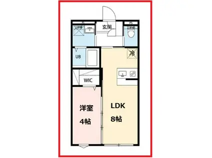 ロボットホーム三ノ輪(1LDK/3階)の間取り写真