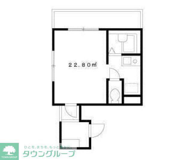 DUOMO山王(1K/3階)の間取り写真