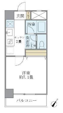 マイナビSTAY大宮駅西口(1K/4階)の間取り写真