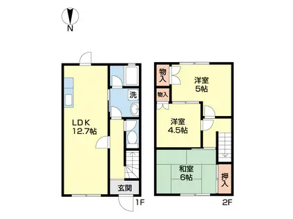 メゾン愛宕山(3LDK/1階)の間取り写真