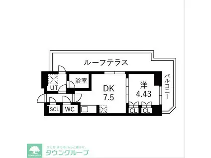 TRADIS大塚(1DK/9階)の間取り写真