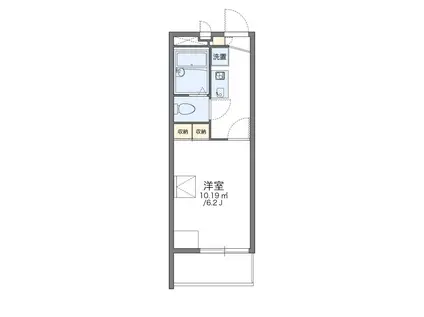 レオパレスプレミールII(1K/3階)の間取り写真