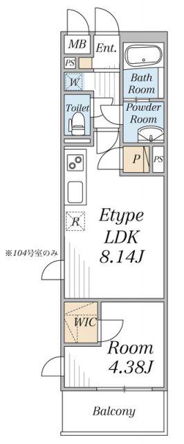 リブリ・曳舟II(1LDK/3階)の間取り写真