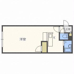 NANGOUISLAND(1K/4階)の間取り写真