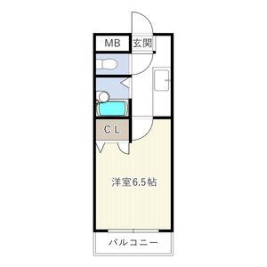 LIBERATION21(1K/1階)の間取り写真