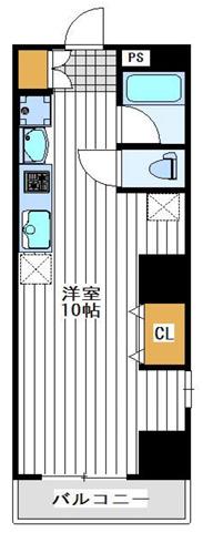 オルフェア我孫子III番館(ワンルーム/2階)の間取り写真