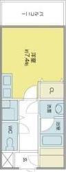 ベレーサ築地口ステーションタワ(ワンルーム/6階)の間取り写真