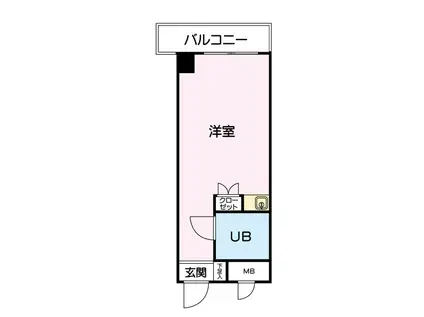 スターヒルズ(ワンルーム/3階)の間取り写真