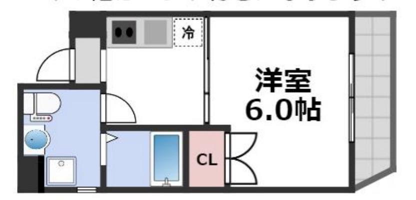 オズレジデンス天王寺ウエスト(1K/2階)の間取り写真