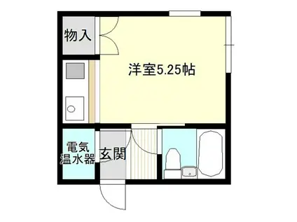 クオーレ(1K/1階)の間取り写真