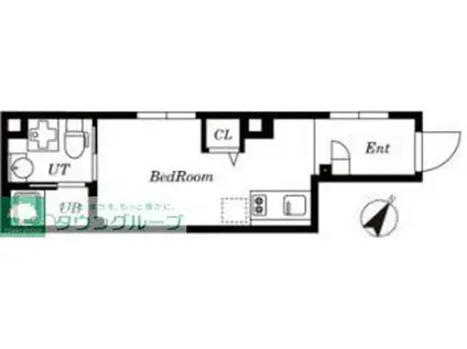 SMART SPACE志村坂上(ワンルーム/2階)の間取り写真