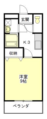 サンコーポHIROSAWA(1K/1階)の間取り写真