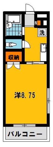 メゾンドニュースリー(1K/3階)の間取り写真