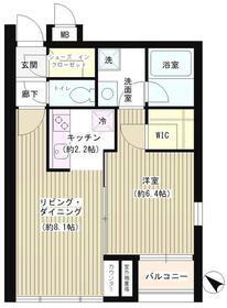 ポラリス(1LDK/3階)の間取り写真