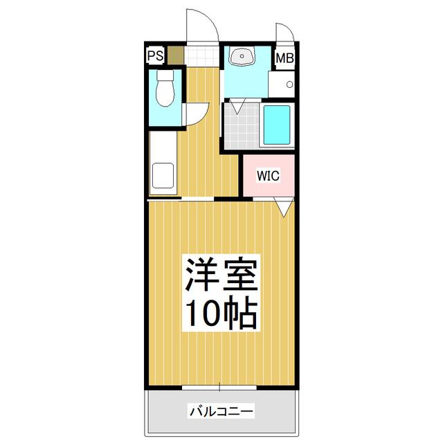 SOLEA A(1K/1階)の間取り写真
