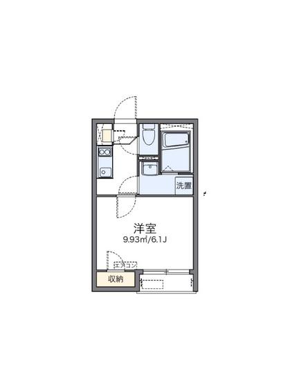 レオネクストソフィア神田(1K/2階)の間取り写真