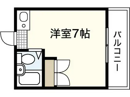 GRACE MAISON大町(ワンルーム/3階)の間取り写真