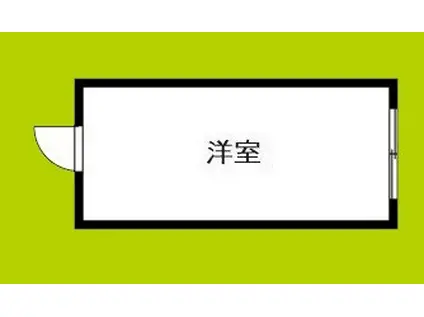 マキシーアパート(ワンルーム/1階)の間取り写真