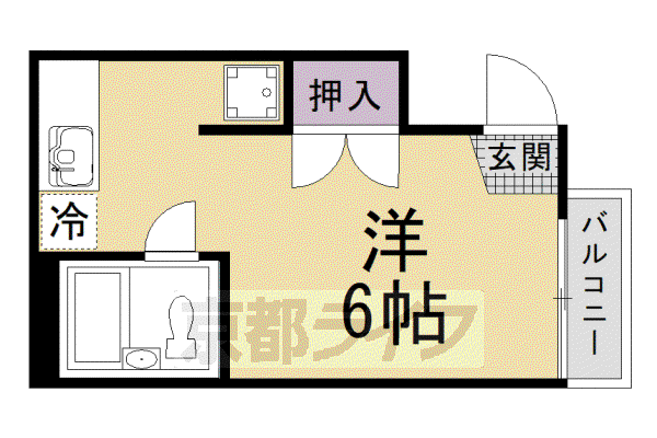 LAMAISONTOMISAKA(1K/1階)の間取り写真