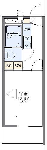 レオパレスミヤII(1K/3階)の間取り写真