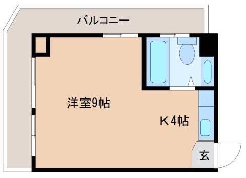 中央2丁目小堀マンション(ワンルーム/3階)の間取り写真