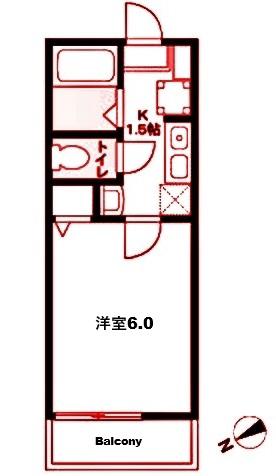VENUS LAGOON 斎藤分町(1K/1階)の間取り写真