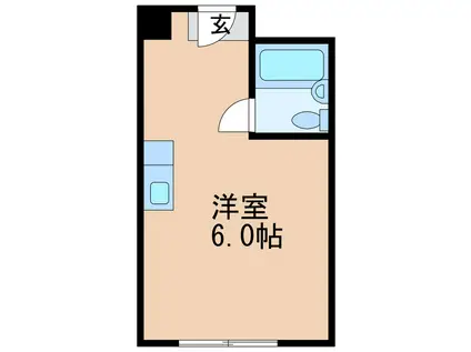 東カン名古屋キャステール(ワンルーム/7階)の間取り写真