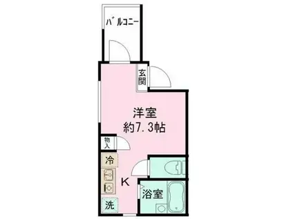 MELDIA梅田A・B(ワンルーム/3階)の間取り写真