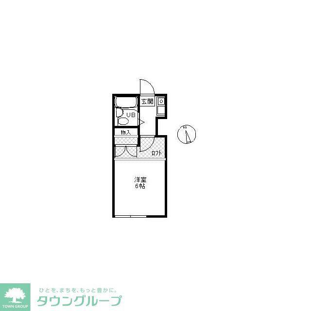 司ハウス辻堂(1K/1階)の間取り写真