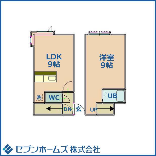 ティアラ文京台クラブハウス(1DK/1階)の間取り写真